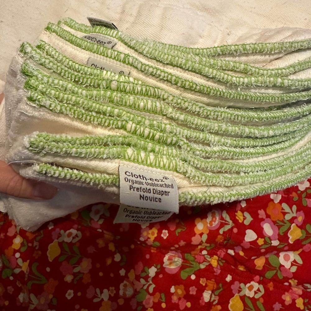 Dozen Cloth-eez GMD Organic Cotton Novice Prefolds